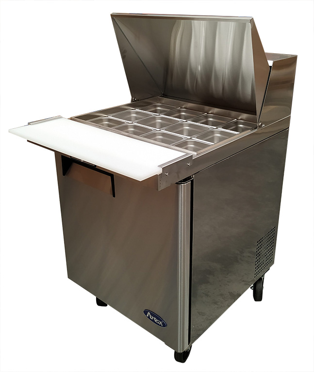 Mesa fría para preparación de comida en acero inoxidable de 250 Litros